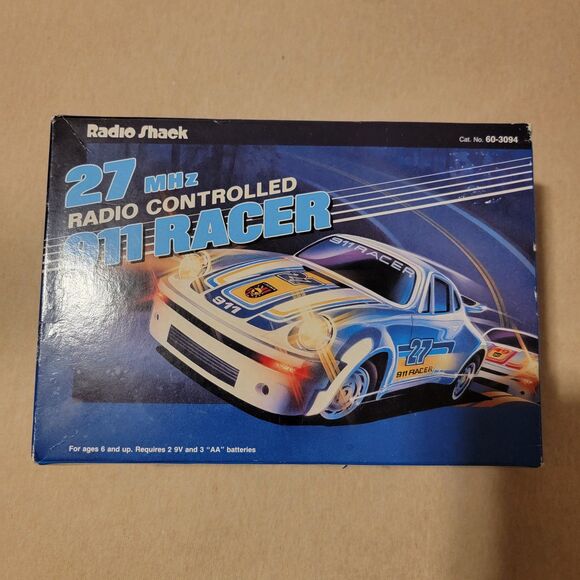 Radio Shack Radio Controlled RC 911 Racer Porsche 27 MHz - Picture 1 of 7